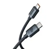 Baseus USB-C do USB-C Crystal 100W 2m Czarny