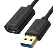 Unitek Y-C456GBK przedłużacz USB 3.0 AM-AF 0,5m Czarny