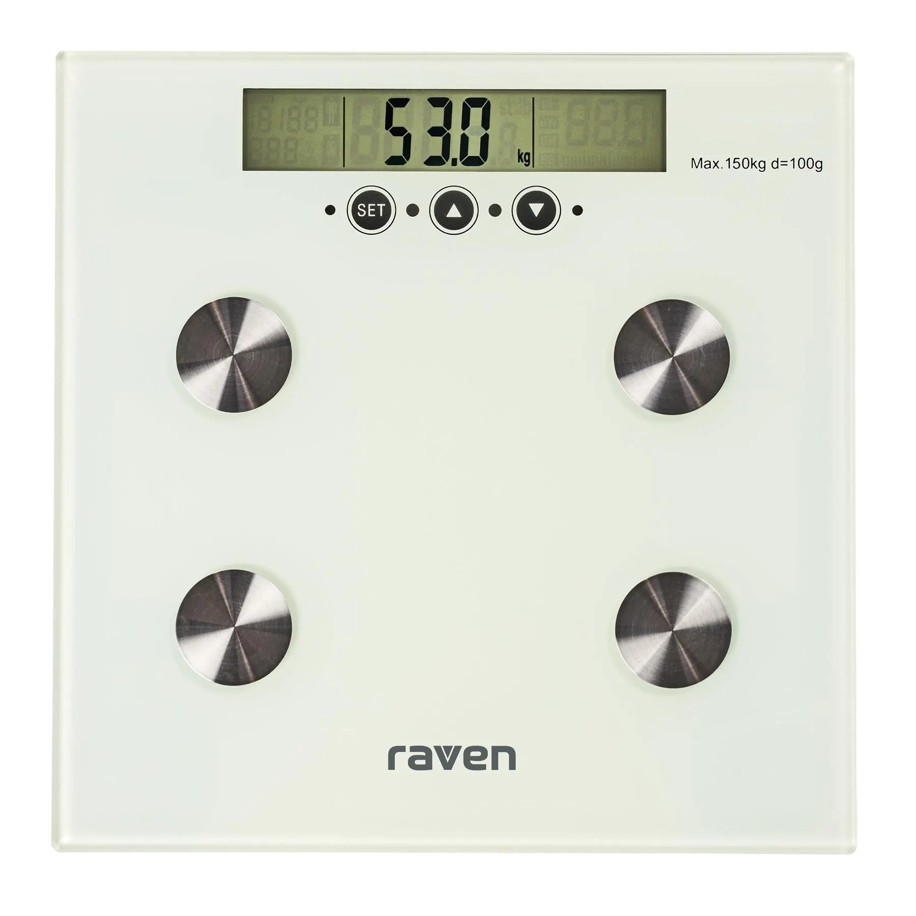 Raven EW003X 150kg Analiza parametrów składu ciała