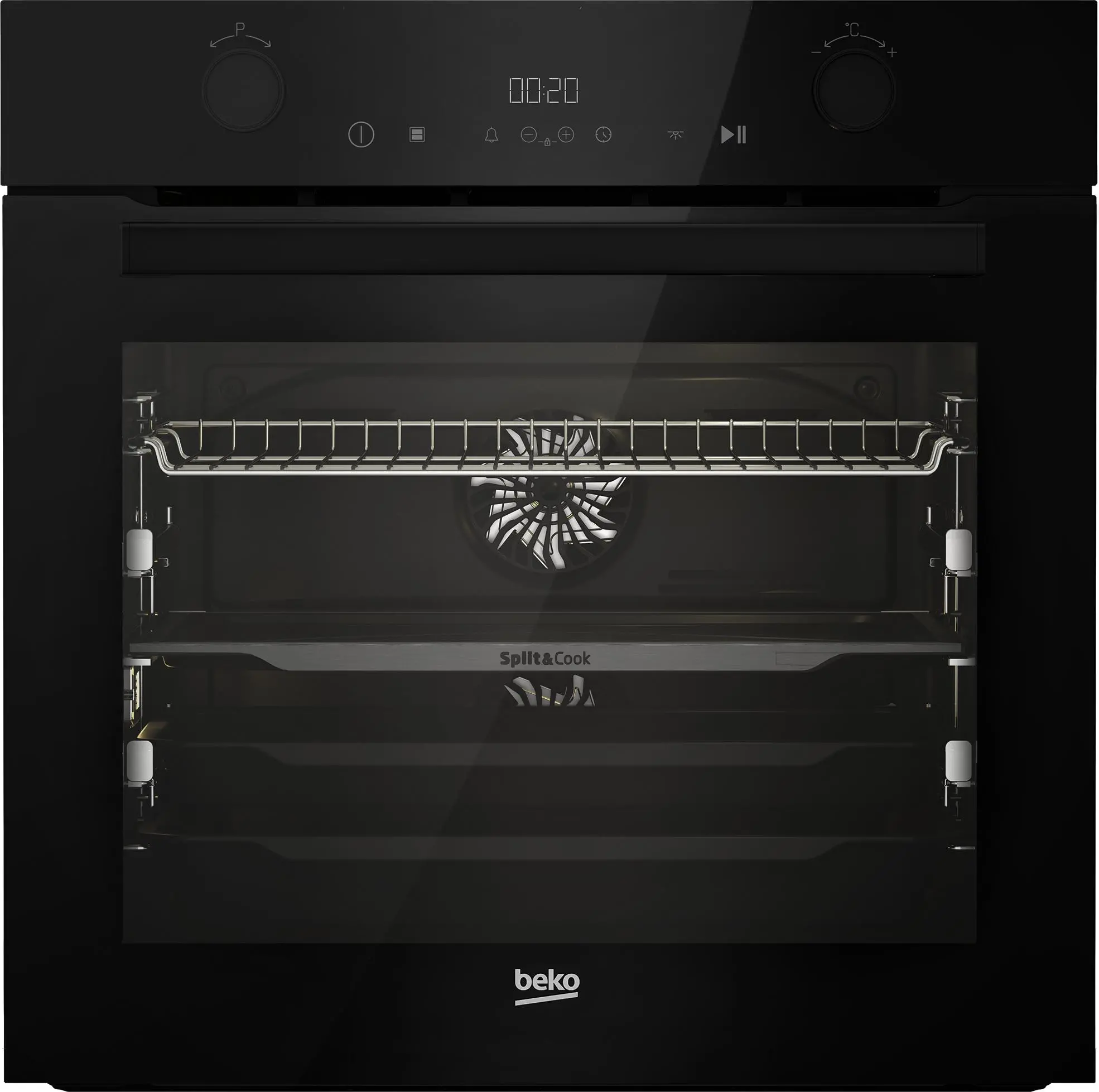 Beko BBVM17400BPS bPro500 Split&Cook Termoobieg Czarny
