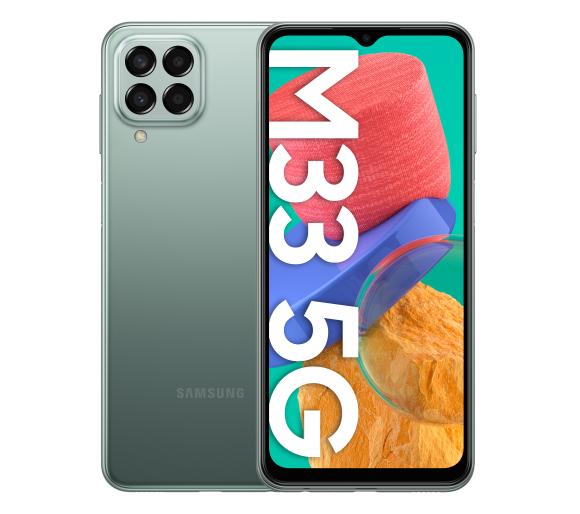 smartfon Samsung Galaxy M33 5G 6/128GB - 6,6" - 50 Mpix - zielony