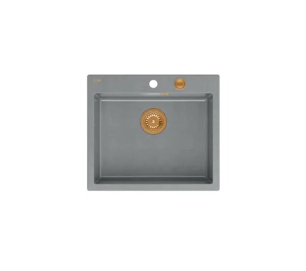 Quadron HB8304U5-C1 P2O Morgan 110 Granitowy Szary/Miedziany