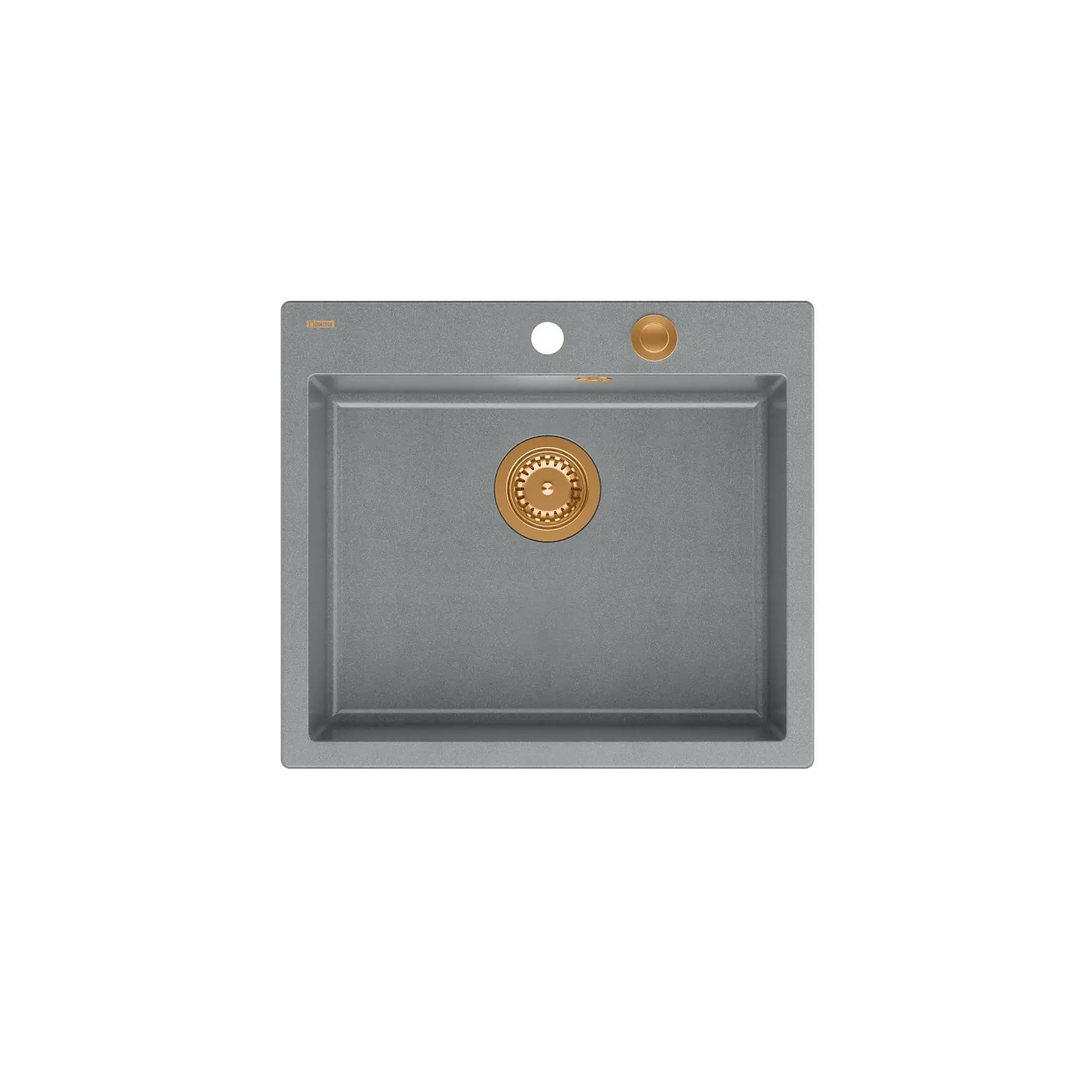 Quadron HB8304U5-C1 P2O Morgan 110 Granitowy Szary/Miedziany