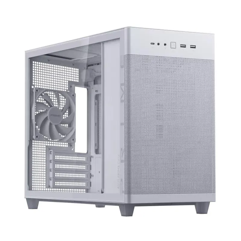 ASUS Prime AP201 Tempered Glass  Biały