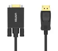 Unitek Y-5118F DisplayPort - VGA 1,8m Czarny