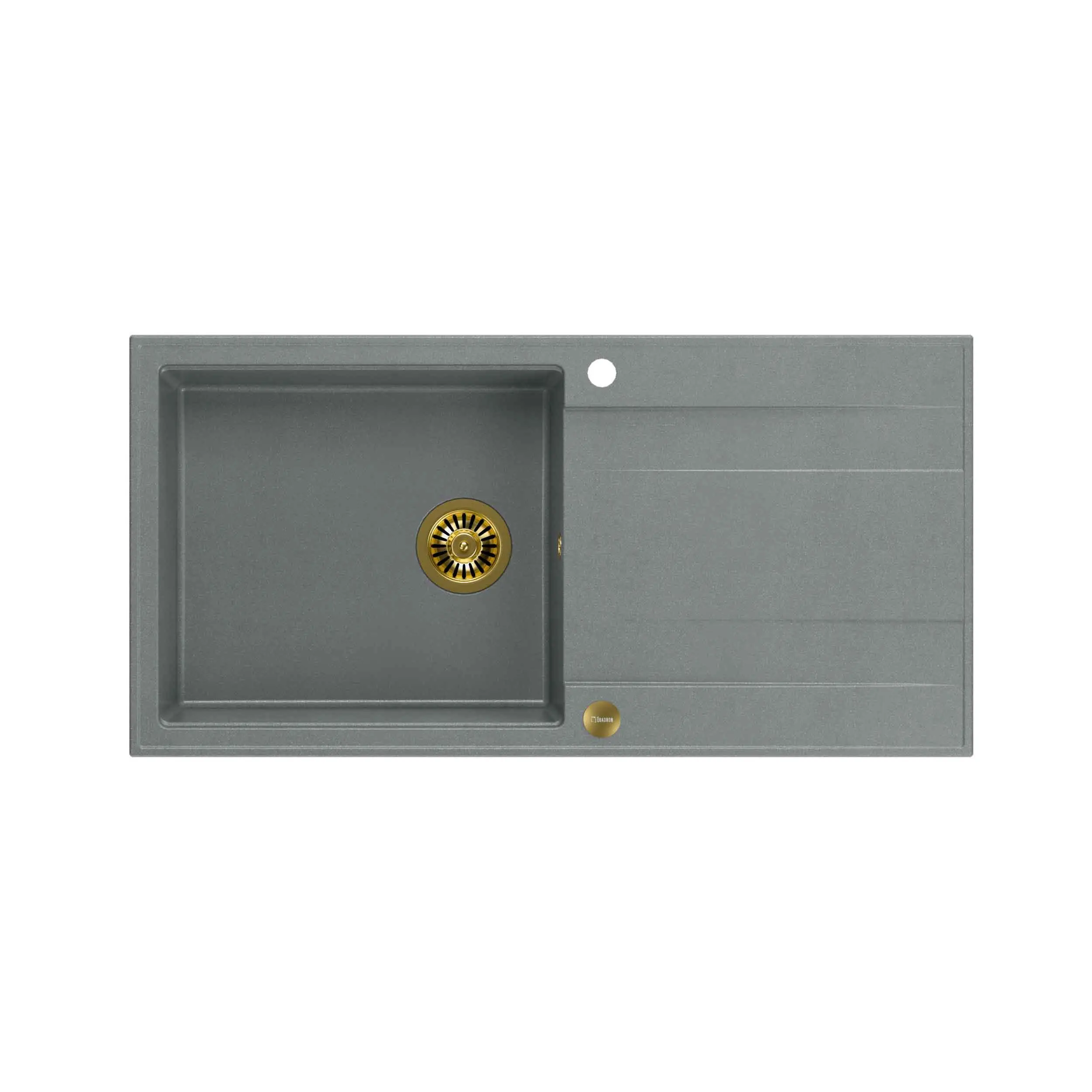 Quadron HCQE10050U5_PVDG1 P2O Evan 146 XL Granitowy Szary/Złoty