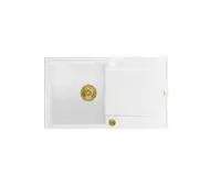 Quadron HCQE8650U1_PVDG1 P2O Evan 111 Granitowy Biały/Złoty