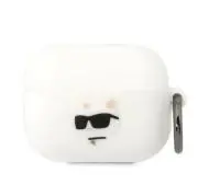 Karl Lagerfeld Silicone Choupette Head 3D do AirPods Pro Biały