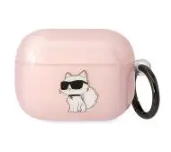 Karl Lagerfeld Ikonik Choupette do AirPods Pro Różowy