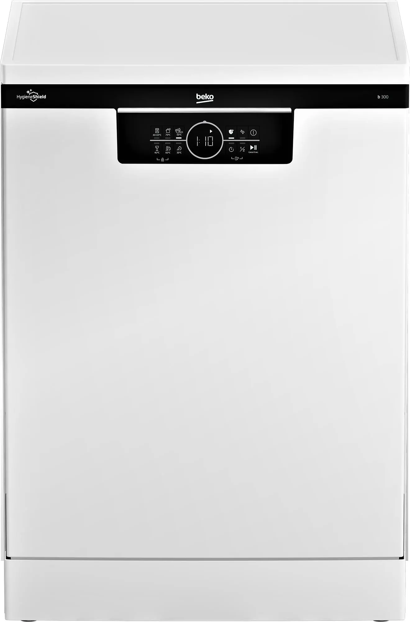 Beko b300 BDFN26531W 59,8cm Automatyczne otwieranie drzwi Szuflada na sztućce