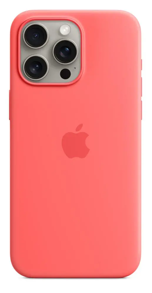 Apple silikonowe z MagSafe do iPhone 15 Pro Max Guawa