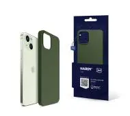 3mk Hardy Silicone Case do iPhone 15 Alpine Green