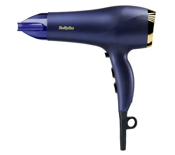 BaByliss Midnight Luxe 2300 5781PE Jonizacja Zimny nawiew 2 prędkości 3 temperatury