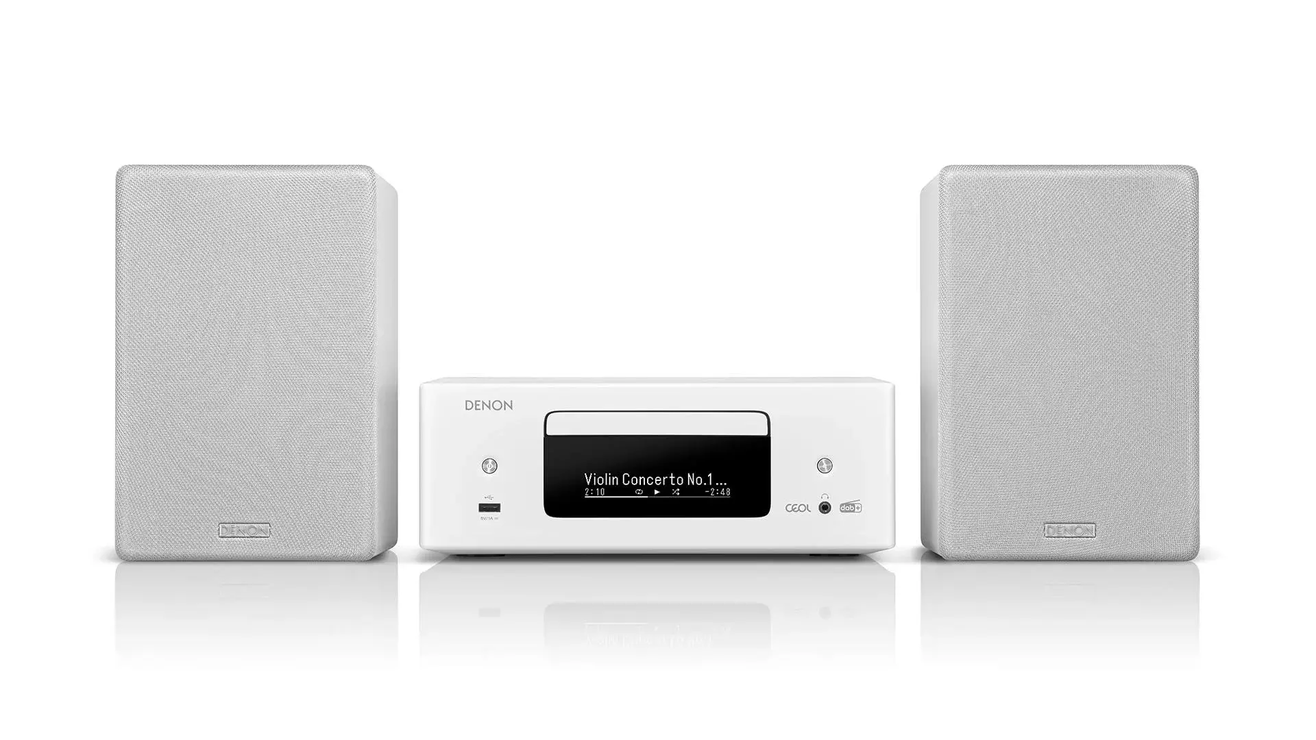 Denon CEOL N12DAB (RCDN-12DAB + SC-N10) 120W Wi-Fi Bluetooth AirPlay Radio FM, DAB+, Internetowe Biały