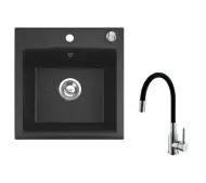 Alveus Mija 10 czarny granitowy + bateria elastyczna 1147565