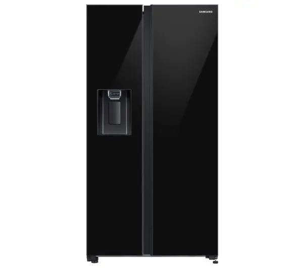Samsung RS65DG54M32C Pełny No Frost 178cm Dystrybutor wody Kostkarka automatyczna Zdalne sterowanie Czarne szkło
