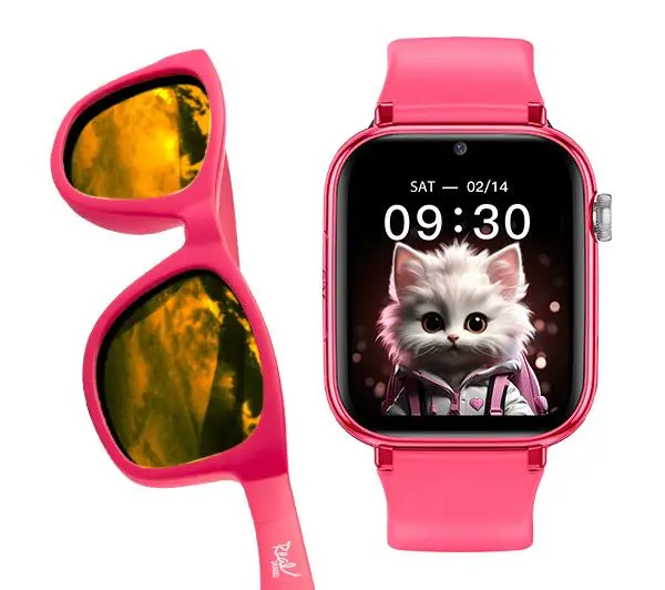 Maxcom FW59 Kiddo LTE Różowy + okulary Real Shades