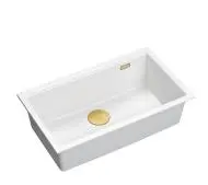 Quadron LOGAN 110 HQD7644U1_PVDG1_U Granitowy Snow white/Złoty