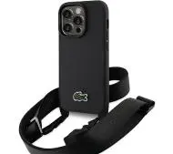 Lacoste LCHCP15XSPVCK Hardcase Iconic Petit Pique Crossbody do iPhone 15 Pro Max Czarny
