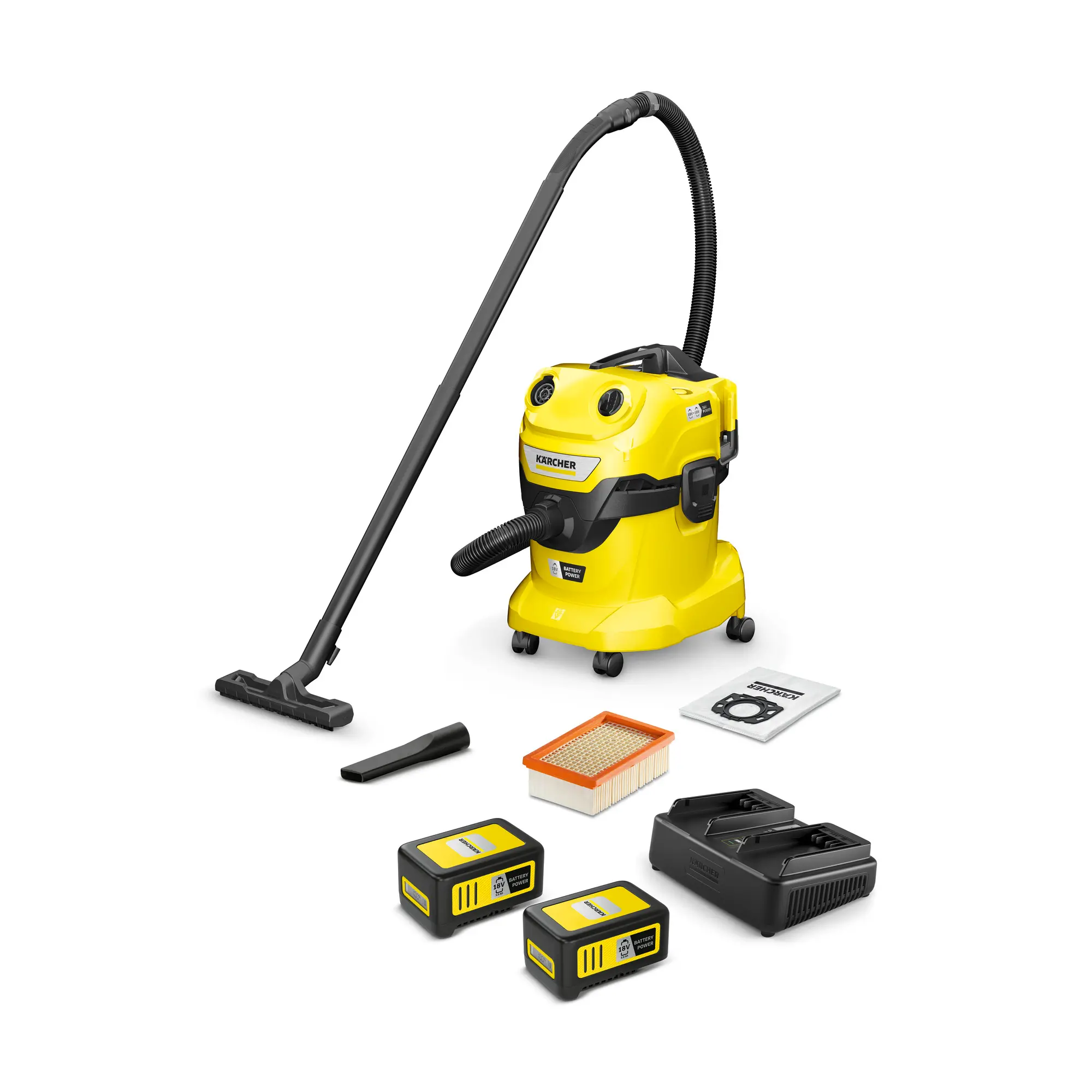 Karcher WD 4-18 Dual Battery 1.628-601.0 380W