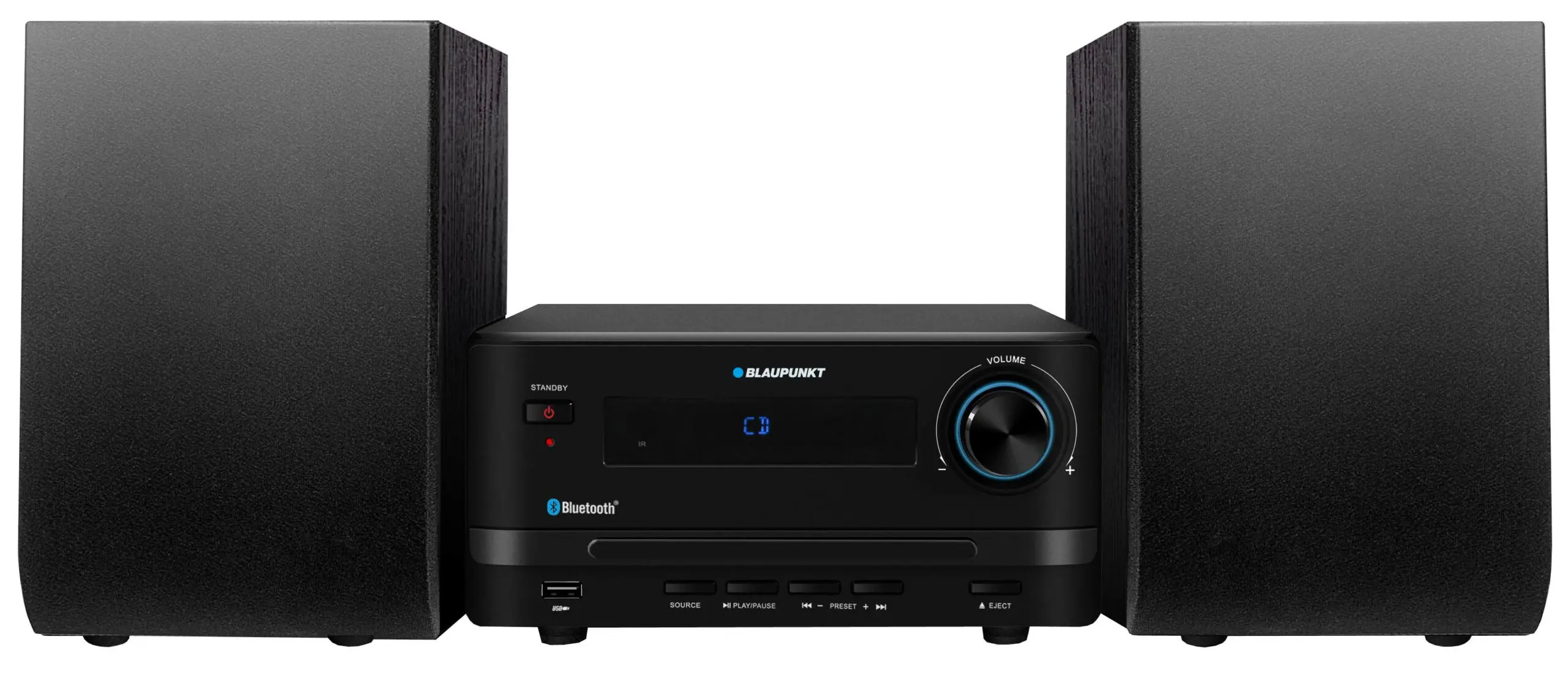 Blaupunkt MS14BT 15W Bluetooth Radio FM Czarny