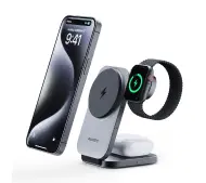 Aukey 3w1 LC-MC312 Qi2.0 15W Czarny