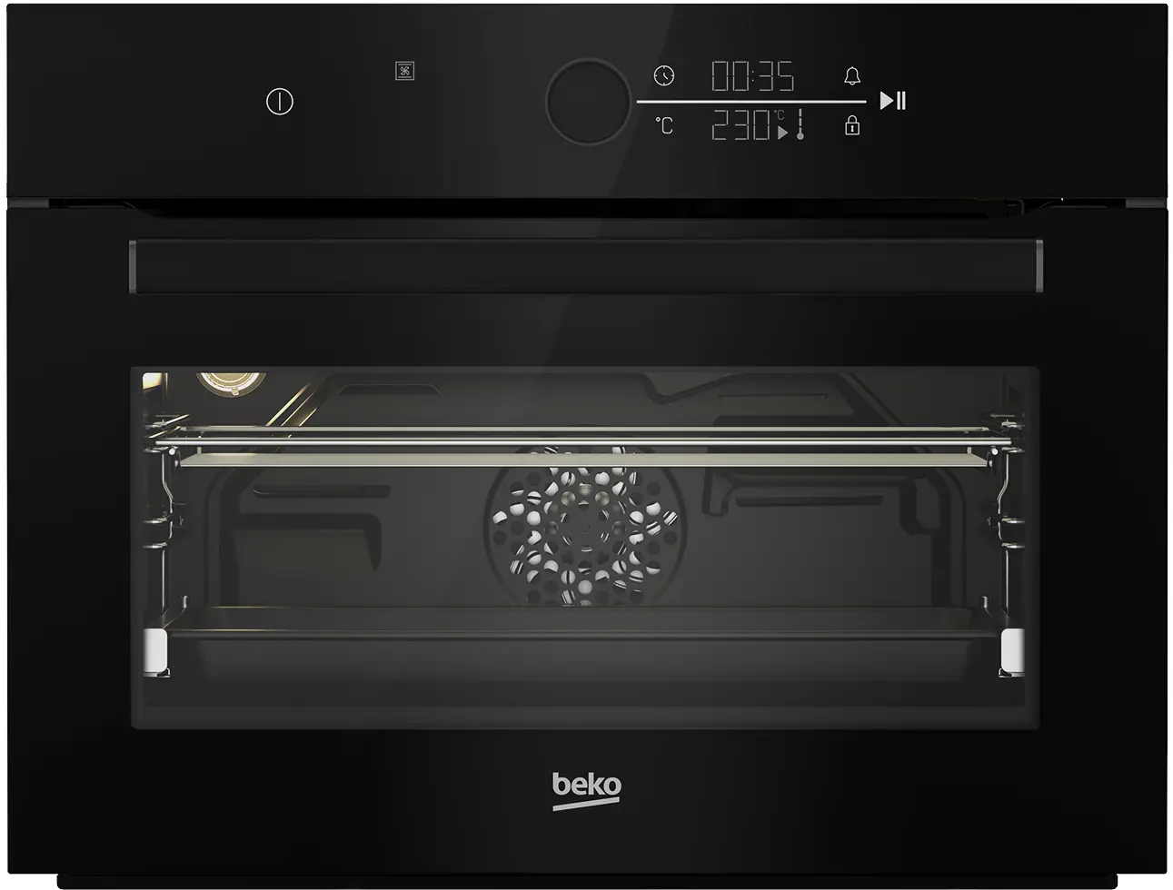 Beko BBCM17400B bPro500 Termoobieg Czarne szkło