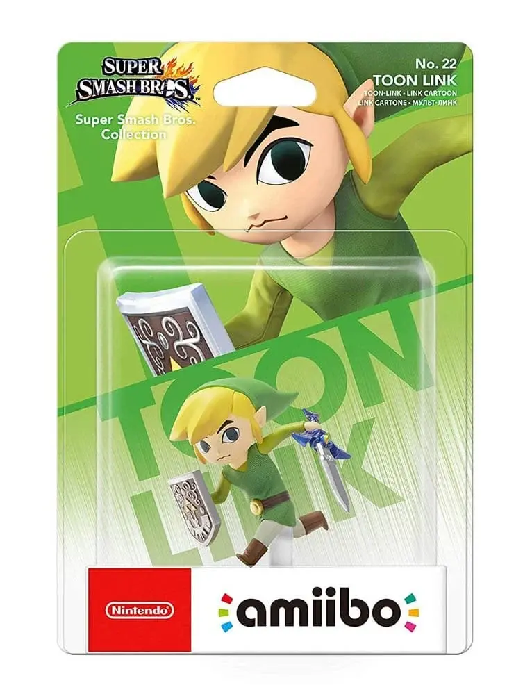 Nintendo Amiibo No. 22 Toon Link (Super Smash Bros. Collection)