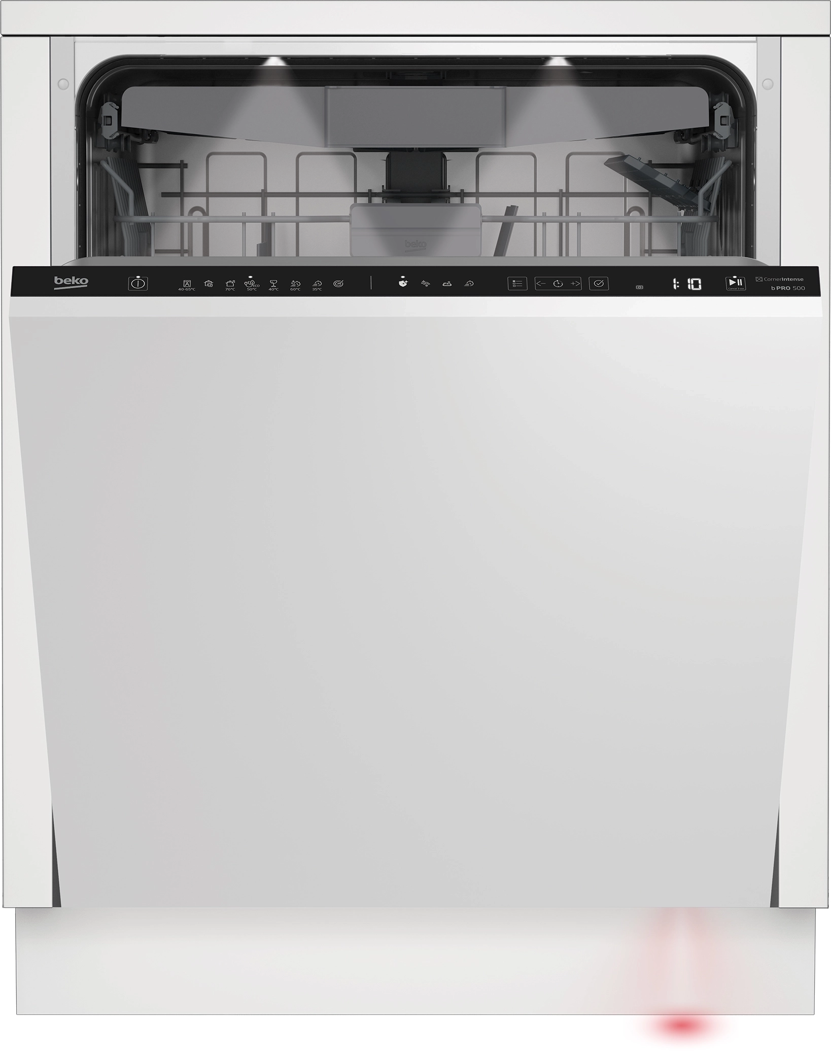 Beko bPro500 BDIN38550C 59,8cm Automatyczne otwieranie drzwi Szuflada na sztućce