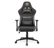 Cougar Armor One V2 Gold F Gamingowy 120kg Tkanina Czarno-złoty