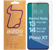 Bizon na ekran Hydrogel Front do Redmi Note 13 Pro+ 5G/14 Pro 5G/14 Pro+ 5G/Poco X7 2 sztuki