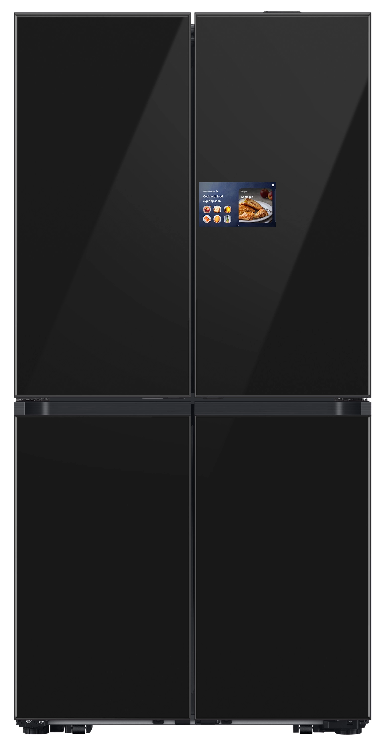 Samsung RM90F67CECEO Funkcje AI Auto Open Pełny No Frost 185,3cm Kostkarka Zdalne sterowanie Grafitowe szkło