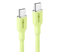 Reinston EK15CC65Z USB-C do USB-C SOFT 65W 1,5 m Zielony