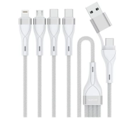 4smarts USB-C do USB-A 4w1 1,2m Biały