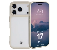 Bizon Angelo do Apple iPhone 17 Pro z beżową ramką