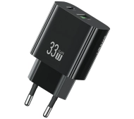 USAMS CC317 T65 33W 1x USB-C 1x USB-A Czarny