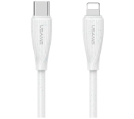 USAMS Green Series 30W USB-C do Lightning 1m Biały