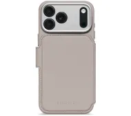 Decoded Leather Detachable Wallet MagSafe do iPhone 17 Pro Max Beżowy