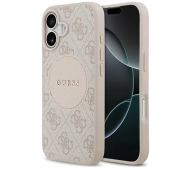 Guess 4G Circle Classic Logo MagSafe do iPhone 17 Różowy