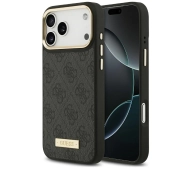 Guess 4G Logo Plate MagSafe do iPhone 17 Pro Max czarny
