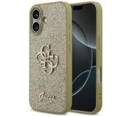 Guess Fixed Glitter Big 4G do iPhone 17 złoty