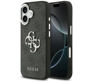 Guess 4G Big 4G Classic Logo do iPhone 17 Czarno-srebrny