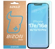 Bizon Clear Duo do iPhone 16e / 14 / 13 Pro / 13 / 17e