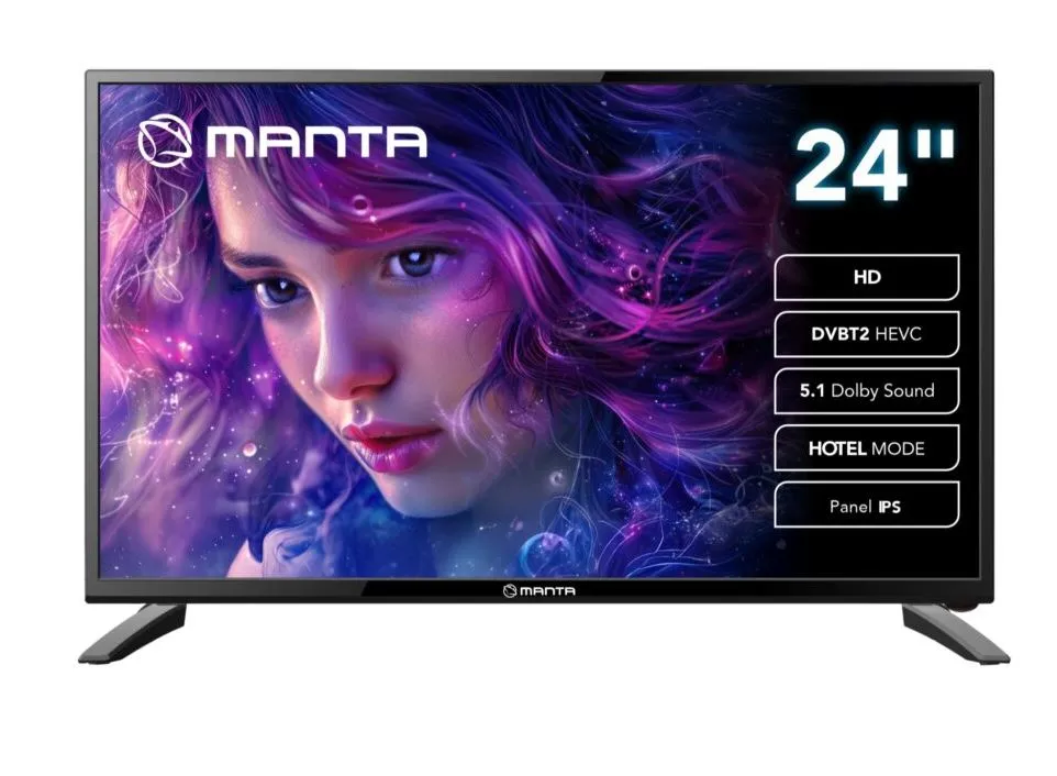 Manta MATV001LHN24 24" LED HD Ready 60Hz DVB-T2 miniaturka
