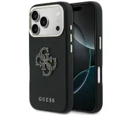 Guess FW Resin Logo do iPhone 17 Pro Max Czarny