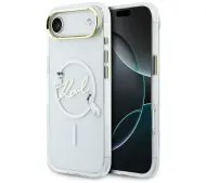 Karl Lagerfeld IML Choupettes Karl Script Logo MagSafe do iPhone Air Przezroczysty