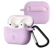 Bizon Case Headphone Silicone do AirPods 3 Lawendowy