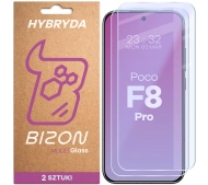 Bizon Glass Mule Duo do POCO F8 Pro 2 sztuki