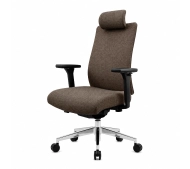 Jan Nowak VECTOR Fabric Brown Biurowy do 120kg Tkanina Brązowy