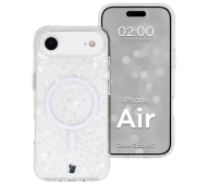 Bizon Case SparklO do iPhone Air Przezroczysty-Brokat